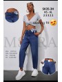 Spodnie Jeansy damskie M'sara , Size xs-xl.paczka 10szt,