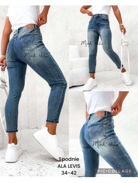 Spodnie Jeansy damskie M'sara, Size xs-xl.paczka 10szt,