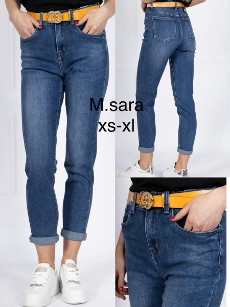 Spodnie Jeansy damskie M'sara, Size xs-xl.paczka 10szt,