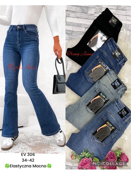 Spodnie Jeansy damskie , Size 34-42.paczka 10szt,