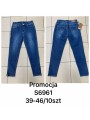 Spodnie Jeansy damskie ,Size 39-46.paczka 10szt,