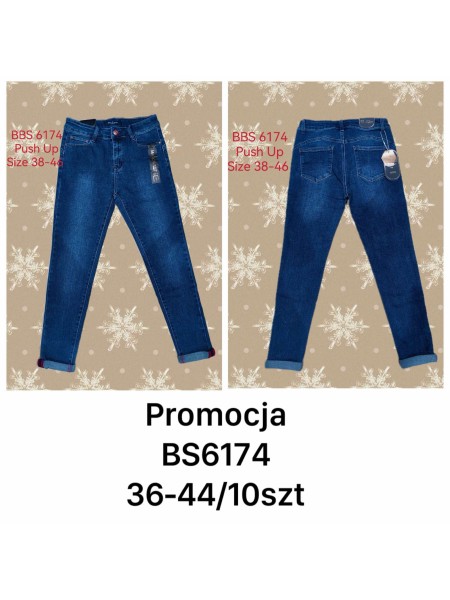 Spodnie Jeansy damskie ,Size 36-44.paczka 10szt,