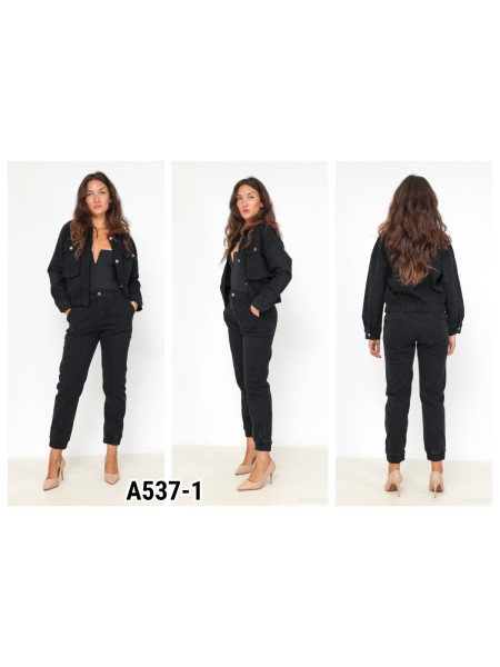 Komplety Jeansowe damskie ,Size xs-xl.paczka 12szt,