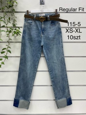 Spodnie Jeansy damskie ,Size xs-xl.paczka 10szt,