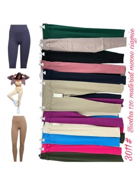 Legginsy damskie Włoskie , Size uni,paczka 6szt,mix kolor