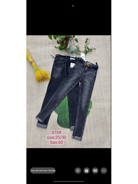 Spodnie Jeansy damskie ,Size 25-30.paczka 12szt,