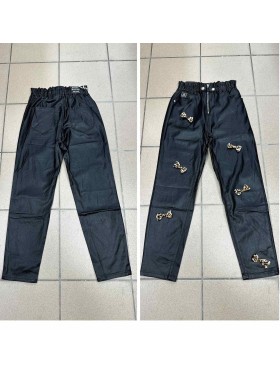 Spodnie skórzane damskie ,Size 34-42.paczka10szt,