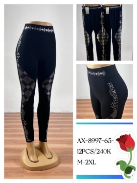 Legginsy damskie , Size m-2xl,paczka 12szt,mix kolor