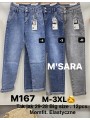 Spodnie  Jeansy damskie M'sara  ,BigSize M-3xl.paczka 12szt,