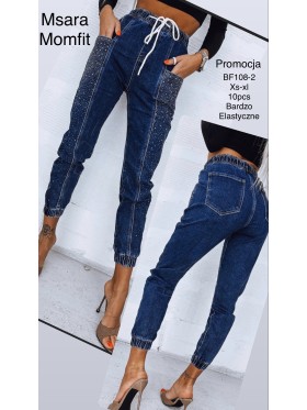 Spodnie  Jeansy damskie M'sara  ,Size xs-xl.paczka 10szt,