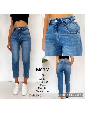 Spodnie  Jeansy damskie M'sara  ,Size xs-xl.paczka 12szt,