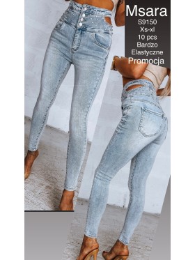 Spodnie  Jeansy damskie M'sara  ,Size xs-xl.paczka 10szt,