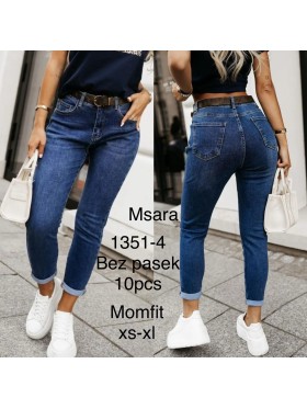 Spodnie  Jeansy damskie M'sara  ,Size xs-xl.paczka 10szt,