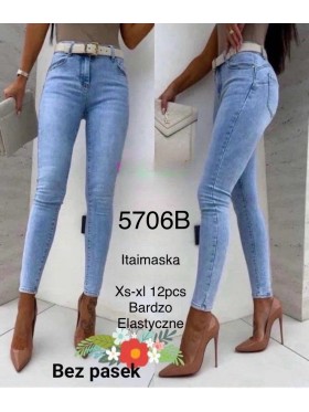 Spodnie  Jeansy damskie   ,Size xs-xl.paczka 12szt,