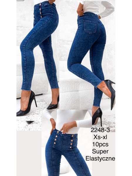 Spodnie  Jeansy damskie   ,Size xs-xl.paczka 10szt,