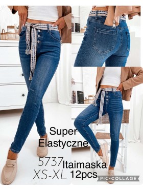 Spodnie  Jeansy damskie   ,Size xs-xl.paczka 12szt,