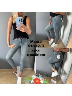 Spodnie Jeansy  damskie  M'sara  ,Size Xs-xl.paczka 10szt,