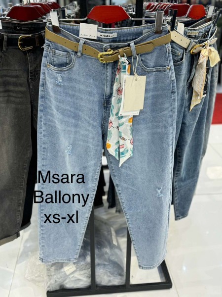 Spodnie Jeansy  damskie  M'sara  ,Size Xs-xl.paczka 10szt,