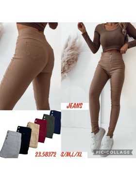 Spodnie jeans damskie , size S-XL, paczka 12szt ,mix kolor