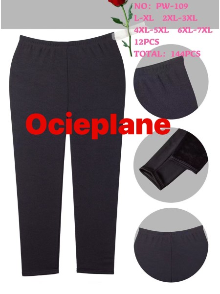 Spodnie  Ocieplane damskie ,Size L-7xl.paczka 12szt,mix kolor