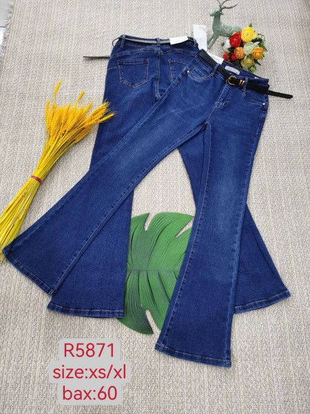 Spodnie Jeansy damskie ,Size xs-xl.paczka 12szt,