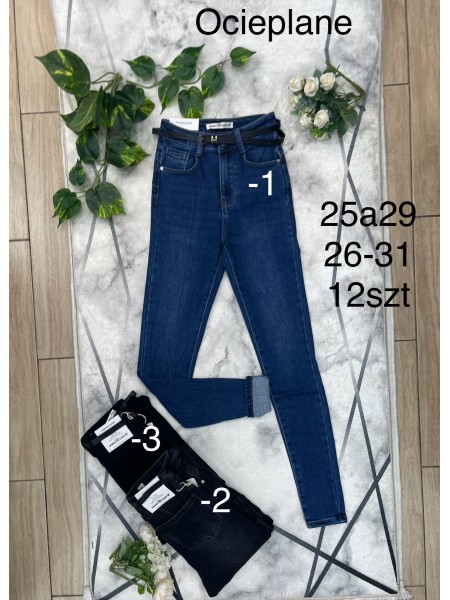 Spodnie Jeansy damskie ,Size 26-31.paczka 12szt,