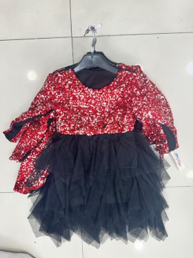 Sukienki dzieciece wloski, size 4-14 lat, paczka 6szt ,1 kolor