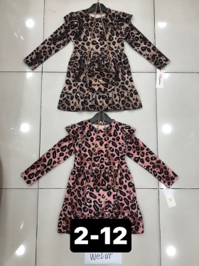 Sukienki dzieciece wloski, size 2-12 lat, paczka 6szt ,1 kolor