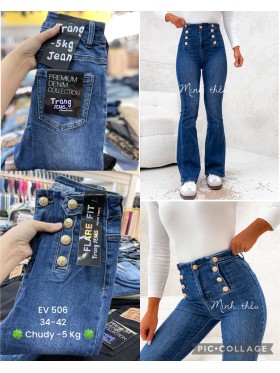 Spodnie Jeansy damskie ,Size 34-42.paczka 10szt,