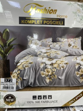 Komplet pościeli 100% satyna - bawełna 3 Częścowy Rozmiar :200/220