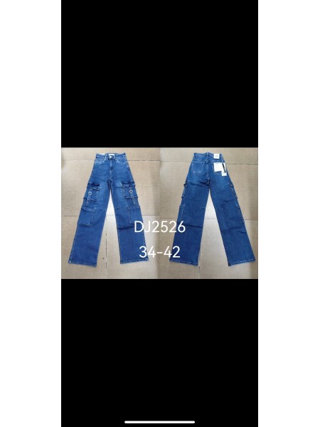 Spodnie Jeansy damskie ,Size 34-42.paczka 10szt,