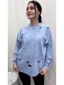 Bluzki damskie Tureckie, size 2xl-5xl ,paczka 4szt mix kolor