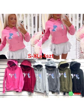 Bluzy  damskie , size S-XL, paczka 4szt ,1 kolor