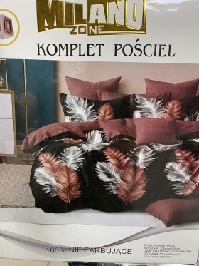 Komplet pościeli 100% satyna - bawełna 3 Częściowy Rozmiar : 200/220