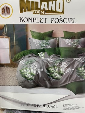 Komplet pościeli 100% satyna - bawełna 3 Częściowy Rozmiar : 200/220