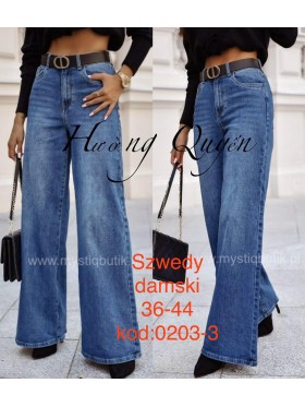 Spodnie Jeansy damskie ,Size 36-44.paczka 10szt,