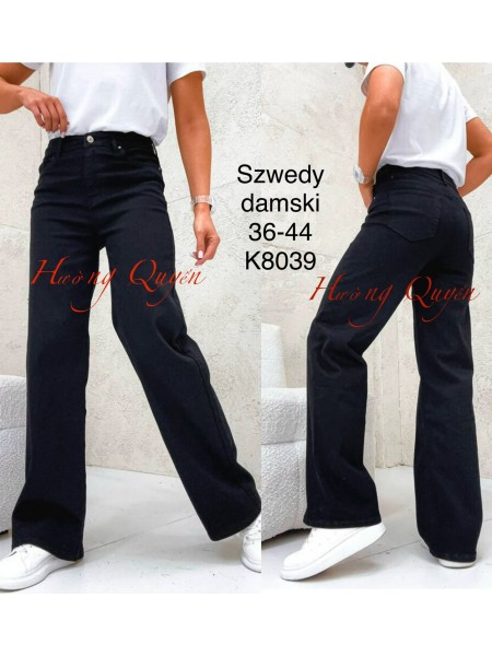 Spodnie Jeansy damskie ,Size 36-44.paczka 10szt,