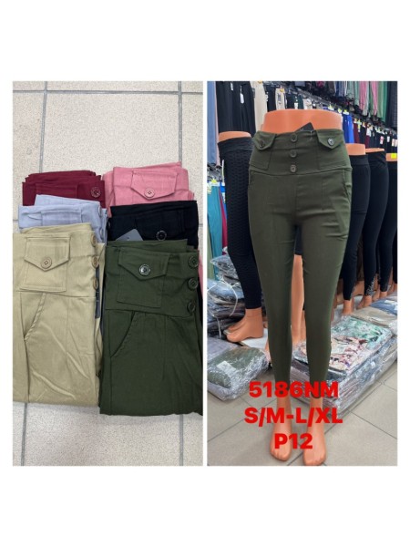 Spodnie damskie , size s-xl, paczka 12szt ,mix kolor