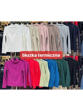 Bluzki damskie Włoskie , Size uni,paczka 6szt,mix kolor