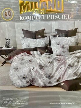 Komplet pościeli 100% satyna - bawełna 3 Częściowy Rozmiar : 160/200