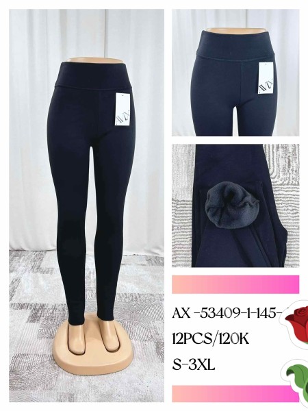 Legginsy damskie , size s-3xl, paczka 12szt, 1 kolor