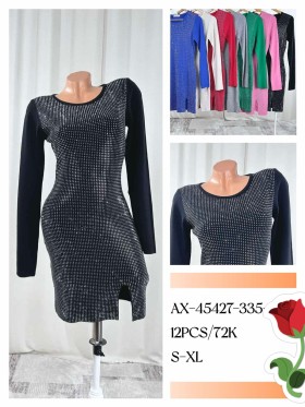 Sukienki damskie , size s-xl, paczka 12szt, mix kolor