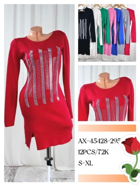 Sukienki damskie , size s-xl, paczka 12szt, mix kolor