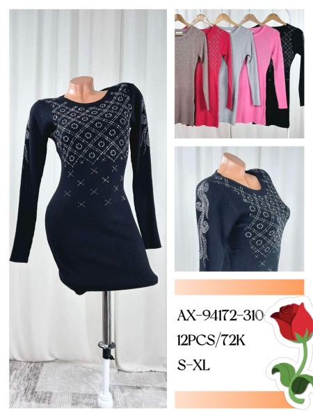 Sukienki damskie , size s-xl, paczka 12szt, mix kolor