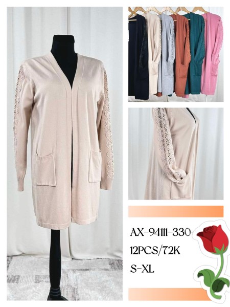 Narzutki damskie , size s-xl, paczka 12szt, mix kolor