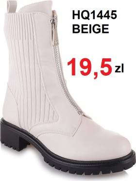 Buty Botki na koturnie Damskie (36-41, 12par)