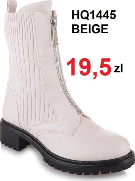 Buty Botki na koturnie Damskie (36-41, 12par)