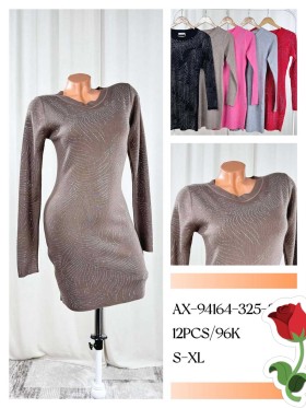 Sukienki damskie , size s-xl, paczka 12szt, mix kolor