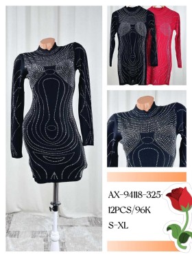 Sukienki damskie , size s-xl, paczka 12szt, mix kolor