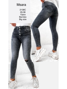 Spodnie Jeansy damskie M'sara ,Size xs-xl.paczka 12szt,